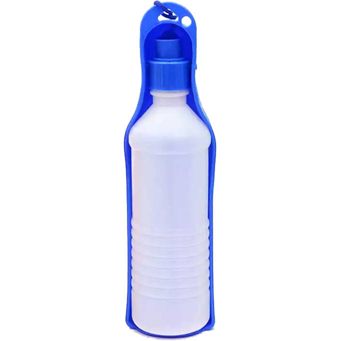 Cestovní láhev na vodu pro zvířata modrá 250 ml