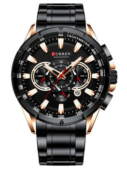 Zegarek Męski Curren 8363 (zc018c) - Chronograf