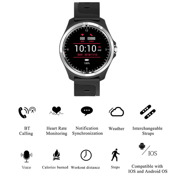 Smartwatch Męski Pacific 26-4 - Wykonywanie Połączeń (sy021c)