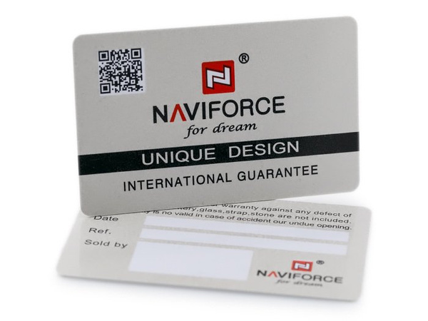 Zegarek Męski Naviforce Glock (zn039c) - Black/Red