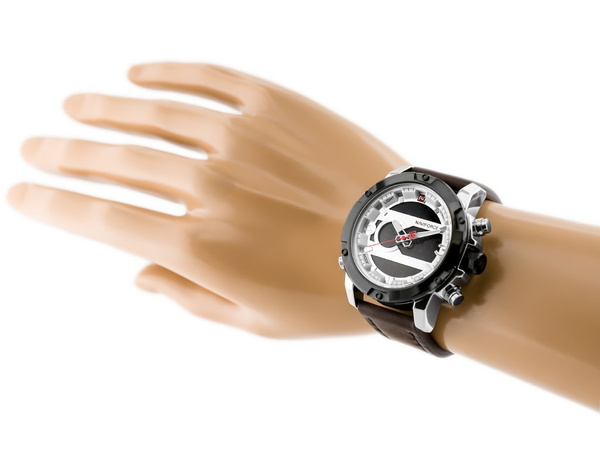 Zegarek Męski Naviforce - NF9097 (zn043a) - Brown/Silver