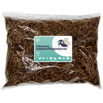 Suszone larwy muszki żołnierskiej dla gadów, gryzoni i ryb 1kg BSL
