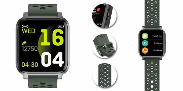 Smartwatch Unisex Rubicon RNCE58 - Sterowanie Muzyką (sr010d)