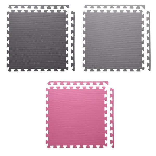 MP10  Mata Puzzle Multipack Pink-Grey 9 Elementów 10MM One Fitness
