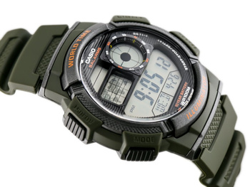 Zegarek Męski Casio AE-1000W 3AV (zd073b) - World Time