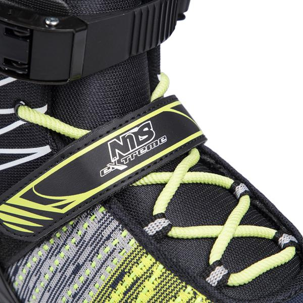 NA1206  Czarno-Zielone Rozm. 40  Łyżworolki Nils Extreme