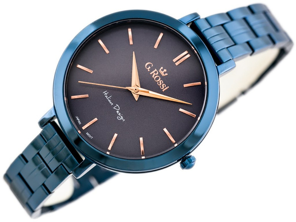 Zegarek G. Rossi - 11389B-6F3 (zg787h) Blue/Violet + Box