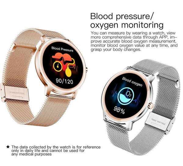 Smartwatch Damski Rubicon RNBE66 - Własne Tarcze (sr014b)