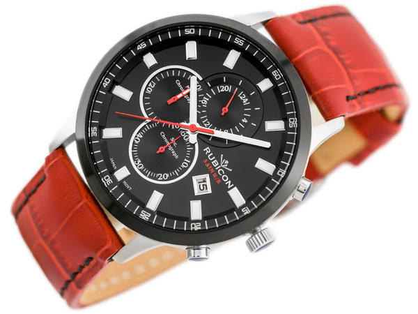 Zegarek Męski Rubicon RNCD71 - Chronograf (zr082c)