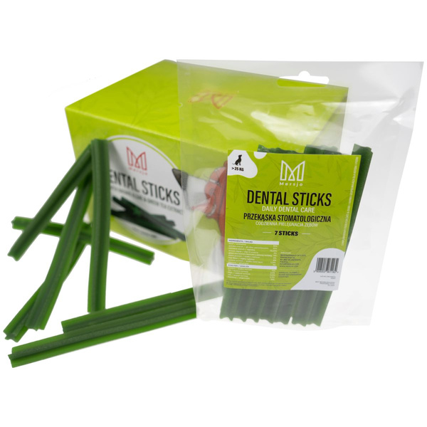 Przekąska stomatologiczna dla psów Dental Sticks L (od 25kg) 28 szt.