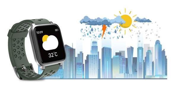 Smartwatch Unisex Rubicon RNCE58 - Sterowanie Muzyką (sr010d)
