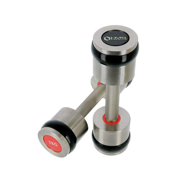 HH07 2 x 7 KG Hantle Chromowane HMS Premium