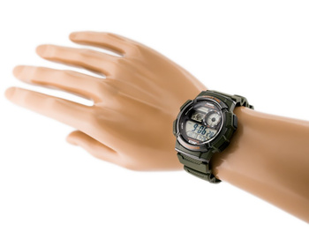 Zegarek Męski Casio AE-1000W 3AV (zd073b) - World Time