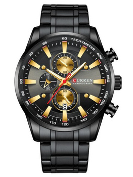 Zegarek Męski Curren 8351 (zc022c) - Chronograf + Box