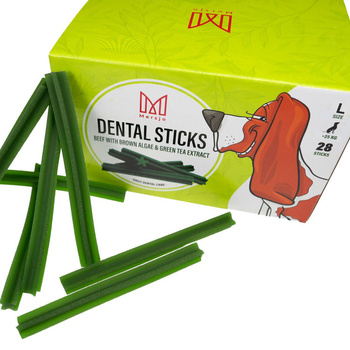 Przekąska stomatologiczna dla psów Dental Sticks L (od 25kg) 28 szt.