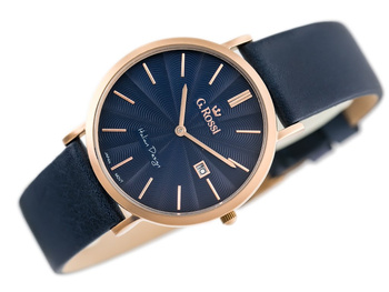 Zegarek G. Rossi - 10853A - Slim (zg184h)  + Box