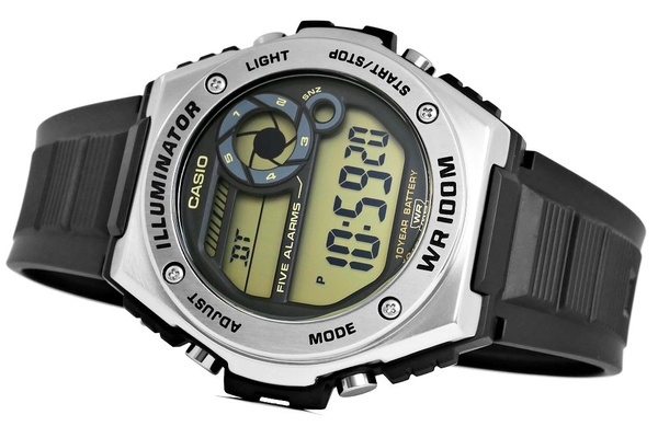 Zegarek Casio MWD-100H-9AVEF 10 BAR Do pływania Unisex