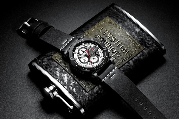 Zegarek Męski Naviforce - NF9131 (zn086a) Black/W. + Box