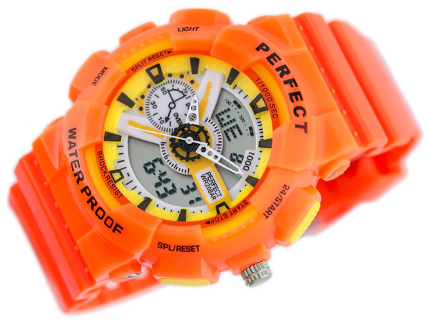 Zegarek Męski Perfect Shock (zp219f) - Orange