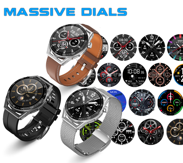 Smartwatch Męski Rubicon RNCE88 - Wykonywanie Połączeń, Własne Tarcze (sr033c)