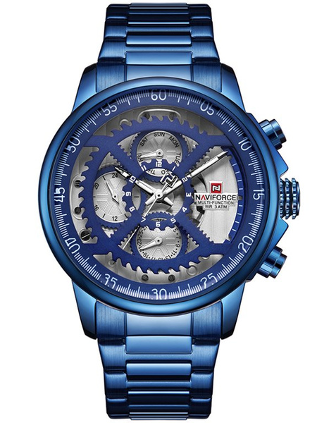 Zegarek Męski Naviforce - NF9150 (zn091c) Blue + Box