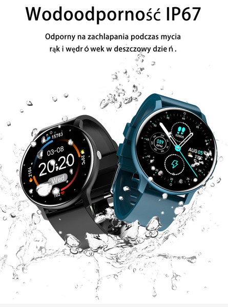 Smartwatch Unisex Gravity GT1-3 - Pulsometr, Własne Tarcze (sg015c)