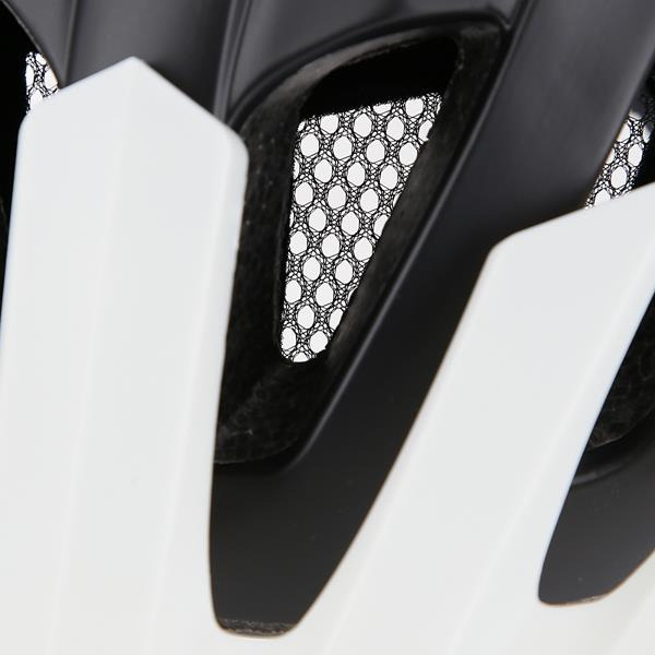 MTW208 Czarno-Biały Rozm. L (55-61cm) Kask Nils Extreme