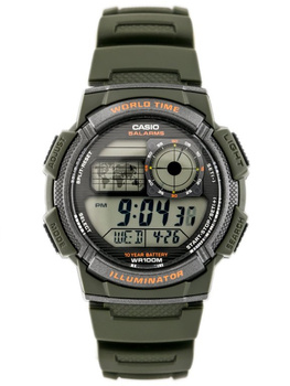 Zegarek Męski Casio AE-1000W 3AV (zd073b) - World Time
