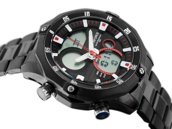 Zegarek Męski Naviforce Cirrus (zn010d)- Black