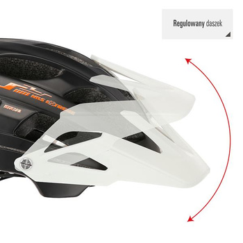 MTW208 Czarno-Biały Rozm. L (55-61cm) Kask Nils Extreme