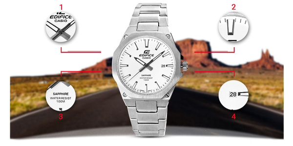 Zegarek Męski Casio Edifice EFR-S108D-7AVUEF 10 Bar