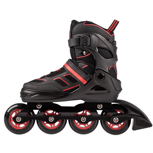 NA14174 A Czarno-Czerwone Rozm. M (35-38)  Łyżworolki Nils Extreme