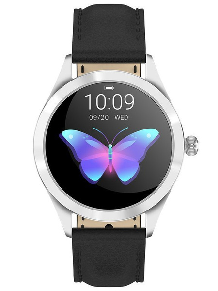 Smartwatch Damski G. Rossi SW017-9 silver/black (sg011c)