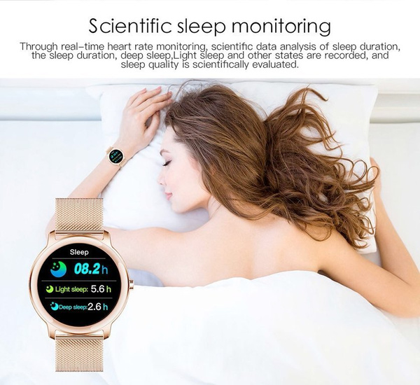 Smartwatch Damski Rubicon RNBE66 - Własne Tarcze (sr014b)