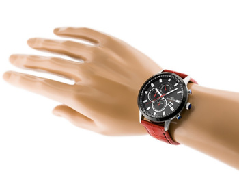 Zegarek Męski Rubicon RNCD71 - Chronograf (zr082c)