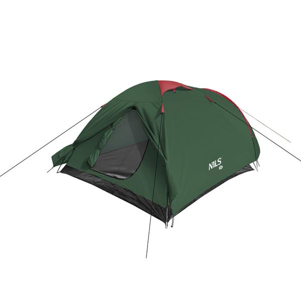 NC6013 Zielono-Czerwony Namiot Kempingowy Rocker Nils Camp