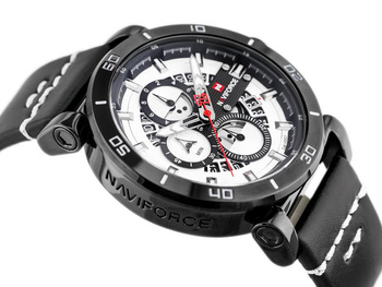 Zegarek Męski Naviforce - NF9131 (zn086a) Black/W. + Box