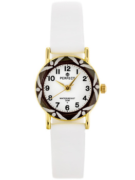 Zegarek Dziecięcy Perfect L248 - Komunijny - Biały (zp968f)