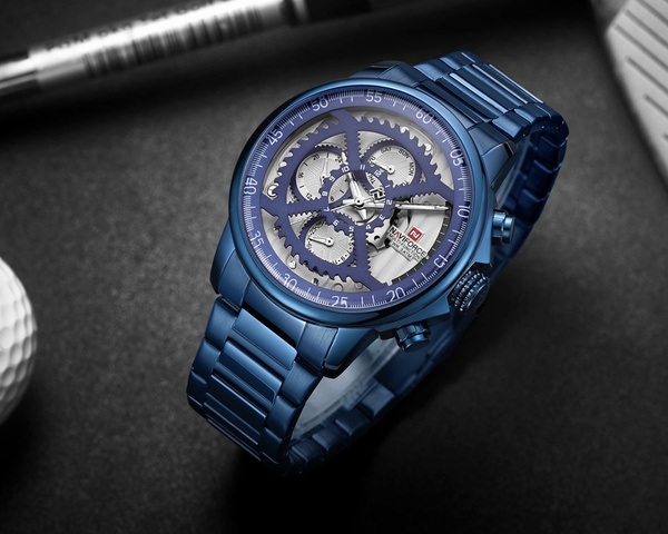 Zegarek Męski Naviforce - NF9150 (zn091c) Blue + Box