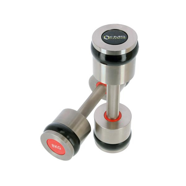 HH08 2 x 8 KG Hantle Chromowane HMS Premium