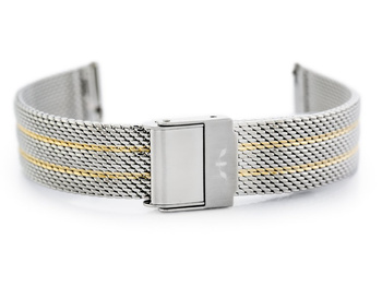 Bransoleta Bisset (bb012a) - srebrna 14mm