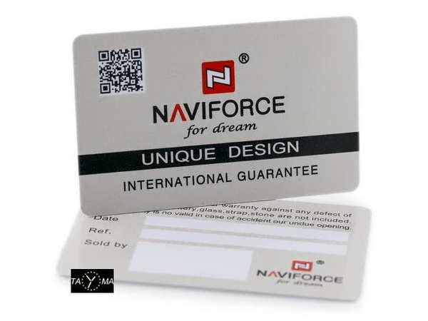 Zegarek Męski Naviforce - NF9097 (zn043a) - Brown/Silver