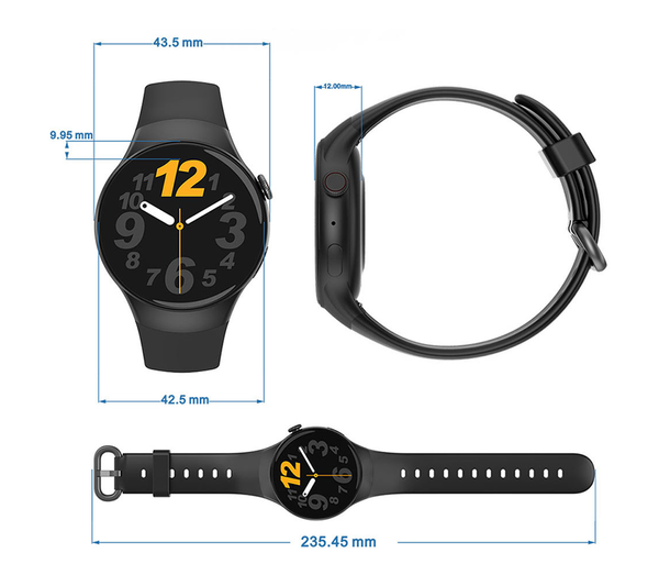 Smartwatch Męski Rubicon RNCE87 - Wykonywanie Połączeń (sr031a)