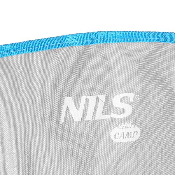 NC3087 Szare Krzesło Turystyczne Z Daszkiem Nils Camp