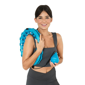 HHW01 Blue Hula Hop Z Wypustkami I Obciążnikiem HMS