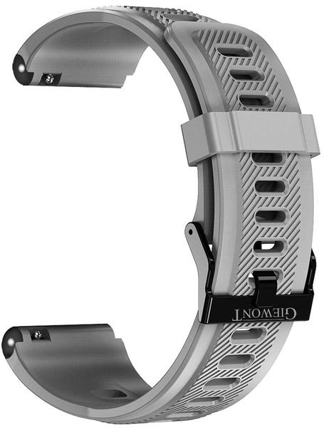 Pasek do Smartwatch Giewont GW430 Silikonowy Szary GWP430-3