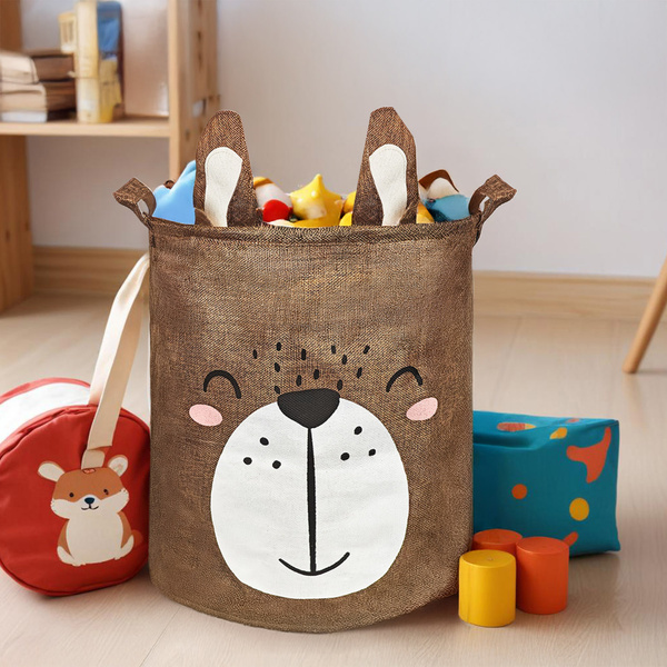 Pojemnik, kosz, worek na pranie i zabawki ze ściągaczem 43L Peter