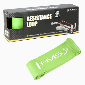 GU05 Lime 83 x 4.5 x 2080 MM Guma Do Ćwiczeń HMS