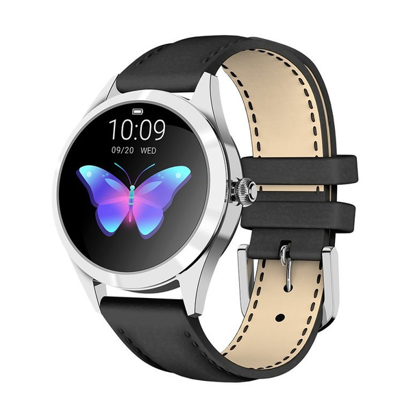 Smartwatch Damski G. Rossi SW017-9 silver/black (sg011c)