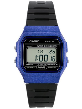 Zegarek Męski Casio F-91WM-2ADF (zd102e)